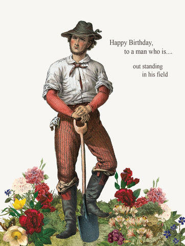 Happy Birthday To A Man • A-2 Greeting Card