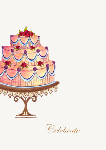 Celebrate Cake • 5x7 Greeting Card