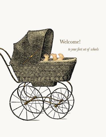 Welcome! Baby • A-2 Greeting Card