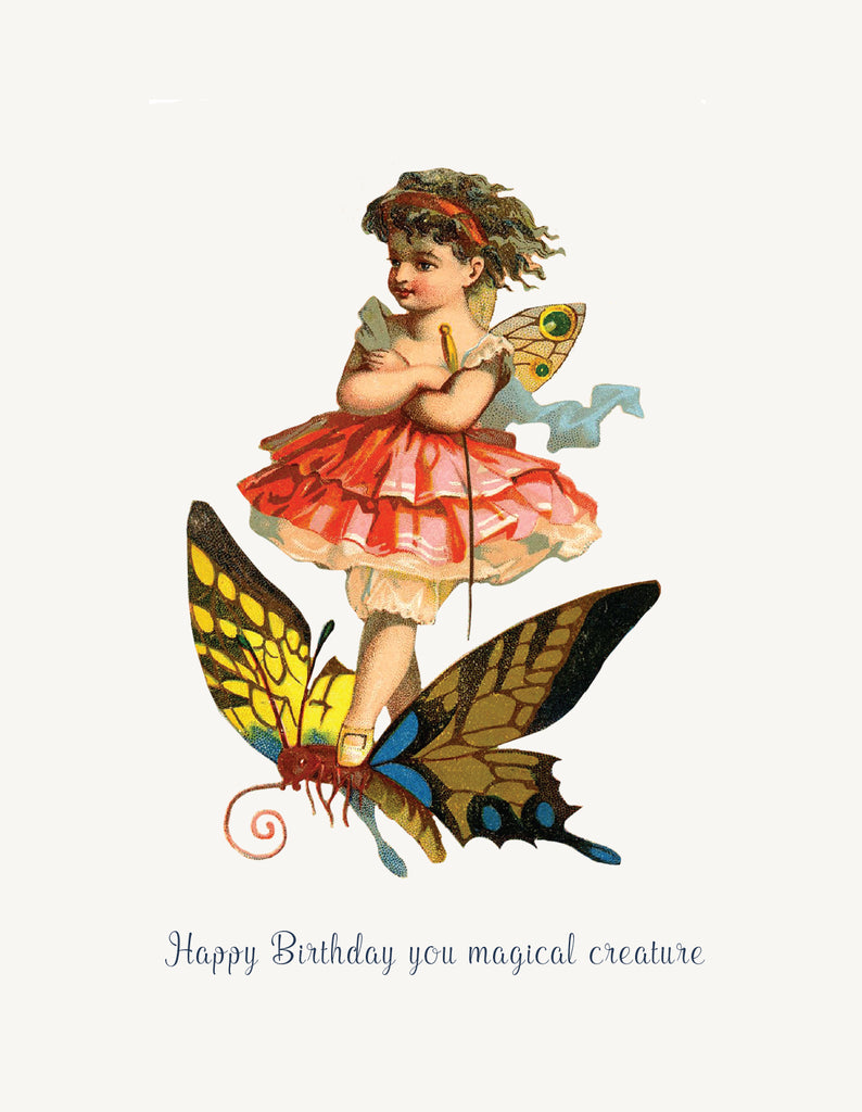 Happy Birthday You Magical Creature • A-2 Greeting Card