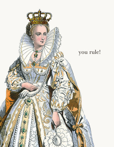 You rule! • A-2 Greeting Card