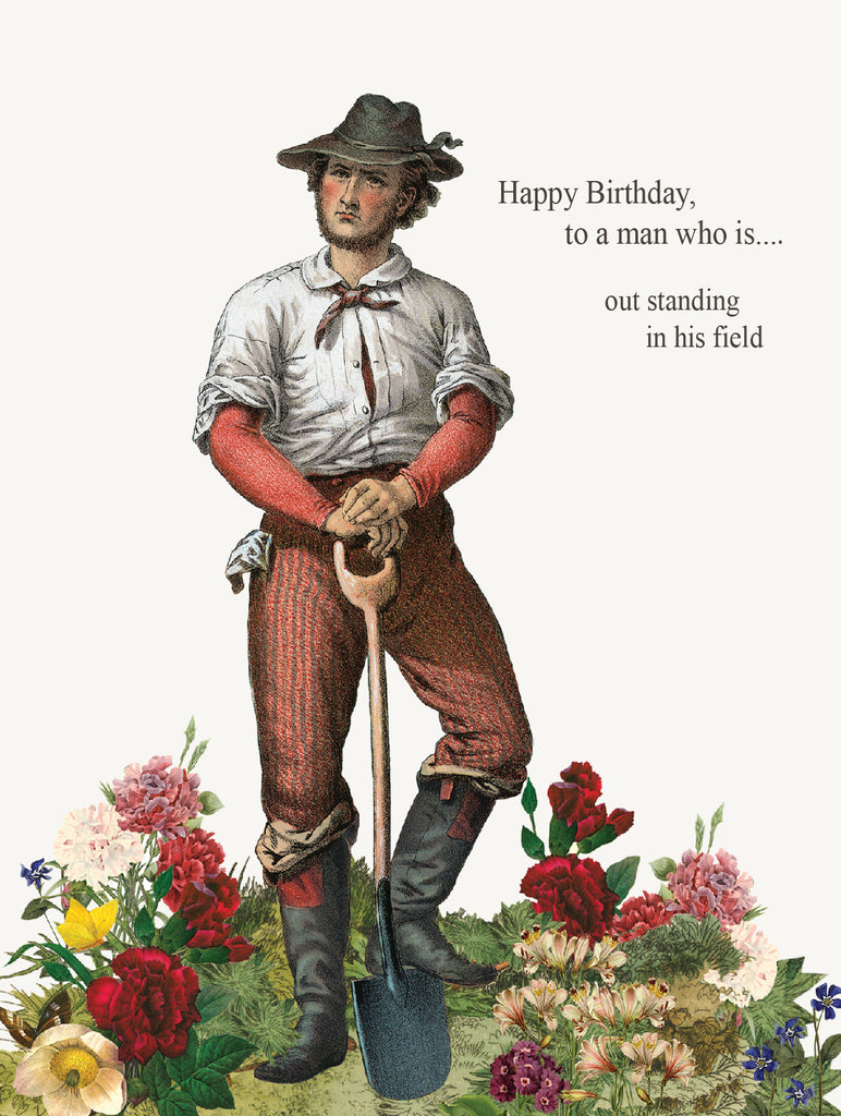 Happy Birthday To A Man • A-2 Greeting Card