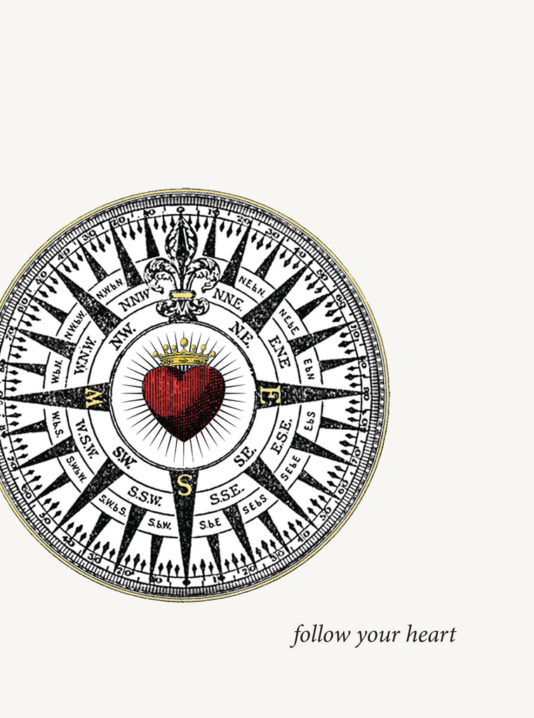 Follow Your Heart • A-2 Greeting Card